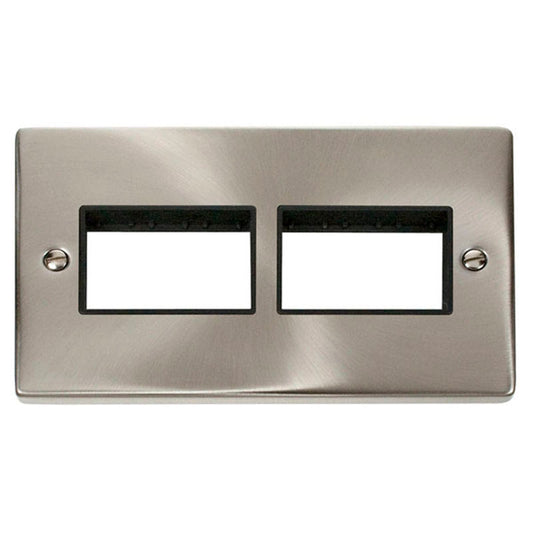 DECO VPSC406BK 2 GANG MINIGRID UNFURNIS