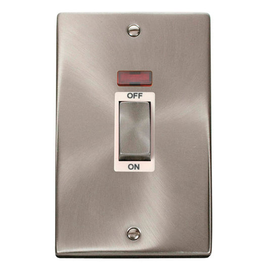 DECO VPSC503WH 45A INGOT 2 GANG DOUBLE P