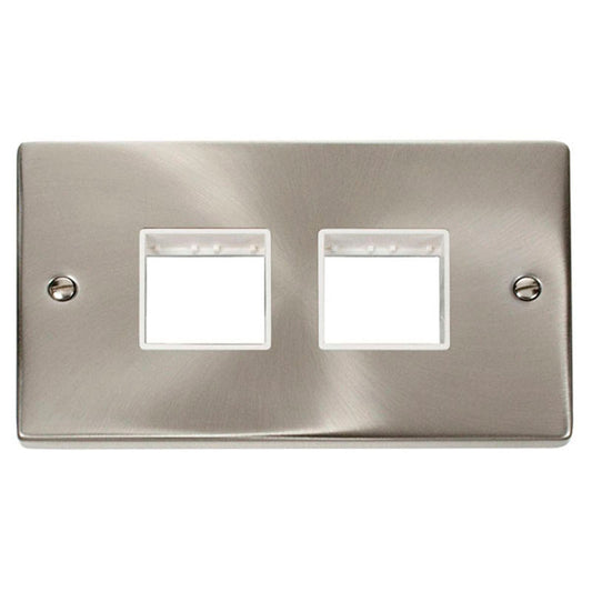 DECO VPSC404WH 2 GANG MINIGRID UNFURNIS