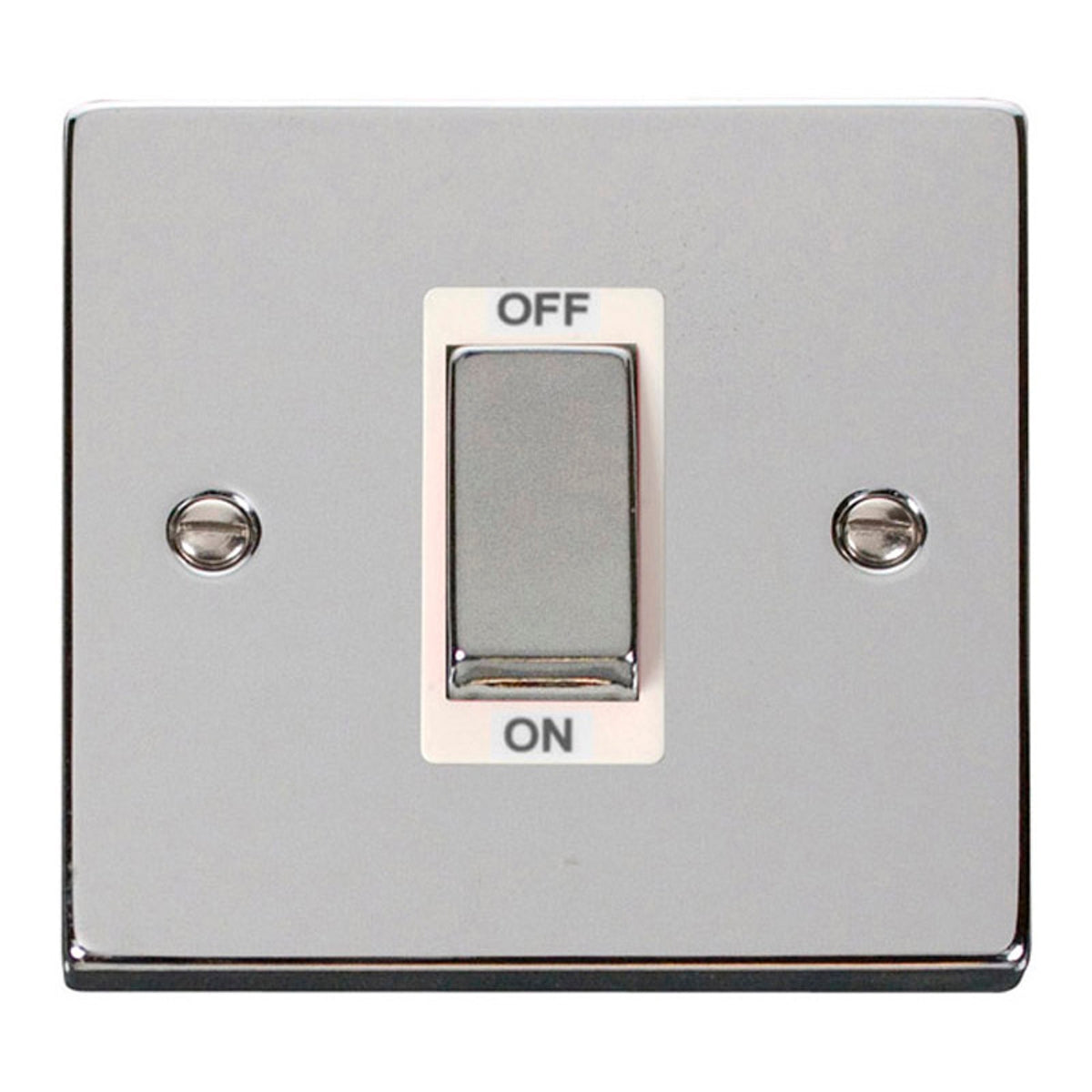 DECO VPCH500WH 45A INGOT 1 GANG DOUBLE P