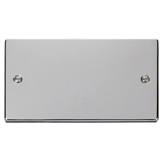 DECO VPCH061 2 GANG BLANK PLATE - POLISH