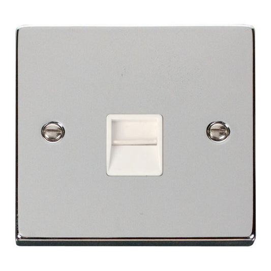 DECO VPCH125WH SINGLE TELEPHONE OUTLET -