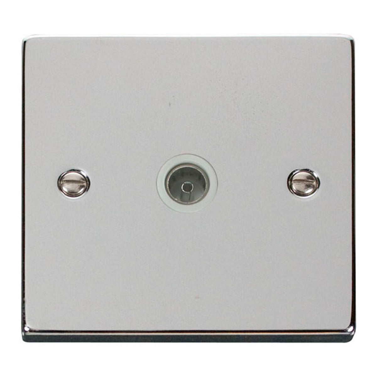 DECO VPCH065WH SINGLE COAXIAL OUTLET - W