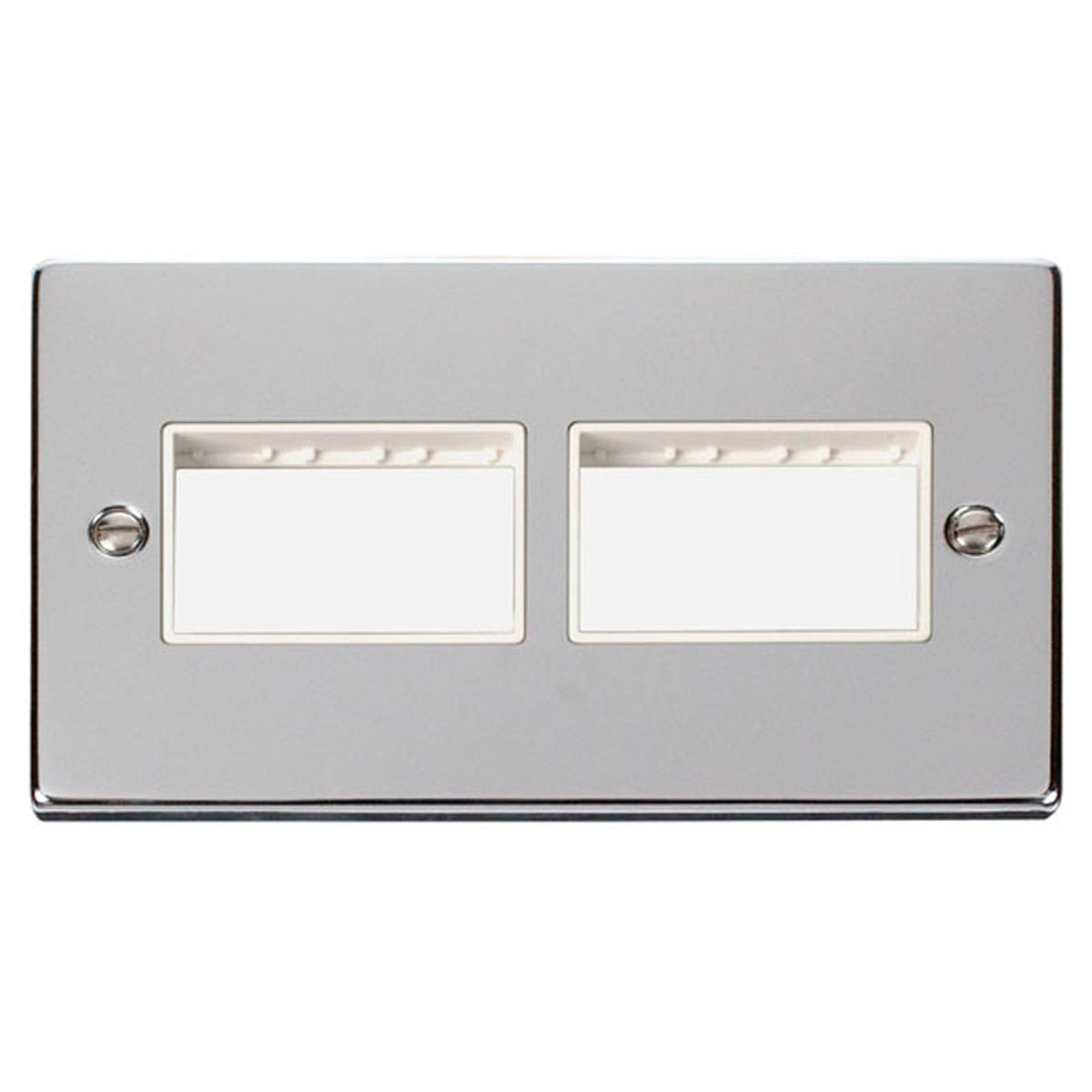 DECO VPCH406WH 2 GANG MINIGRID UNFURNIS
