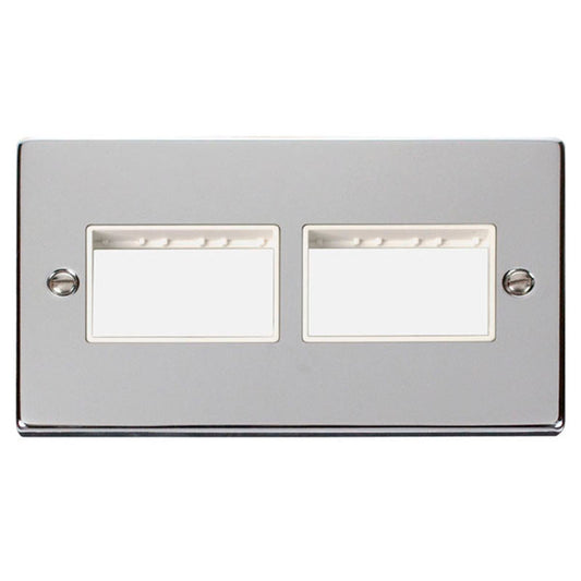 DECO VPCH406WH 2 GANG MINIGRID UNFURNIS