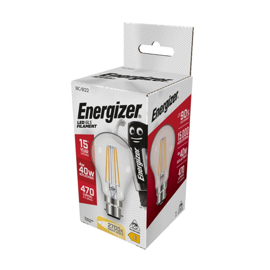 ENERGIZER S12862 FIL LED 4.3W GLS B22