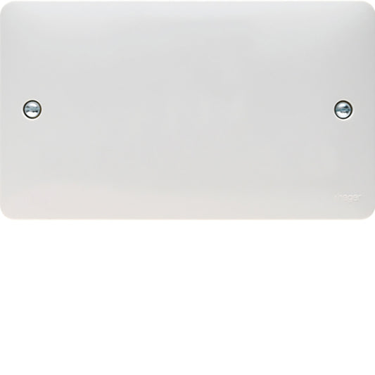 HAGER WMP2 TWIN BLANK PLATE