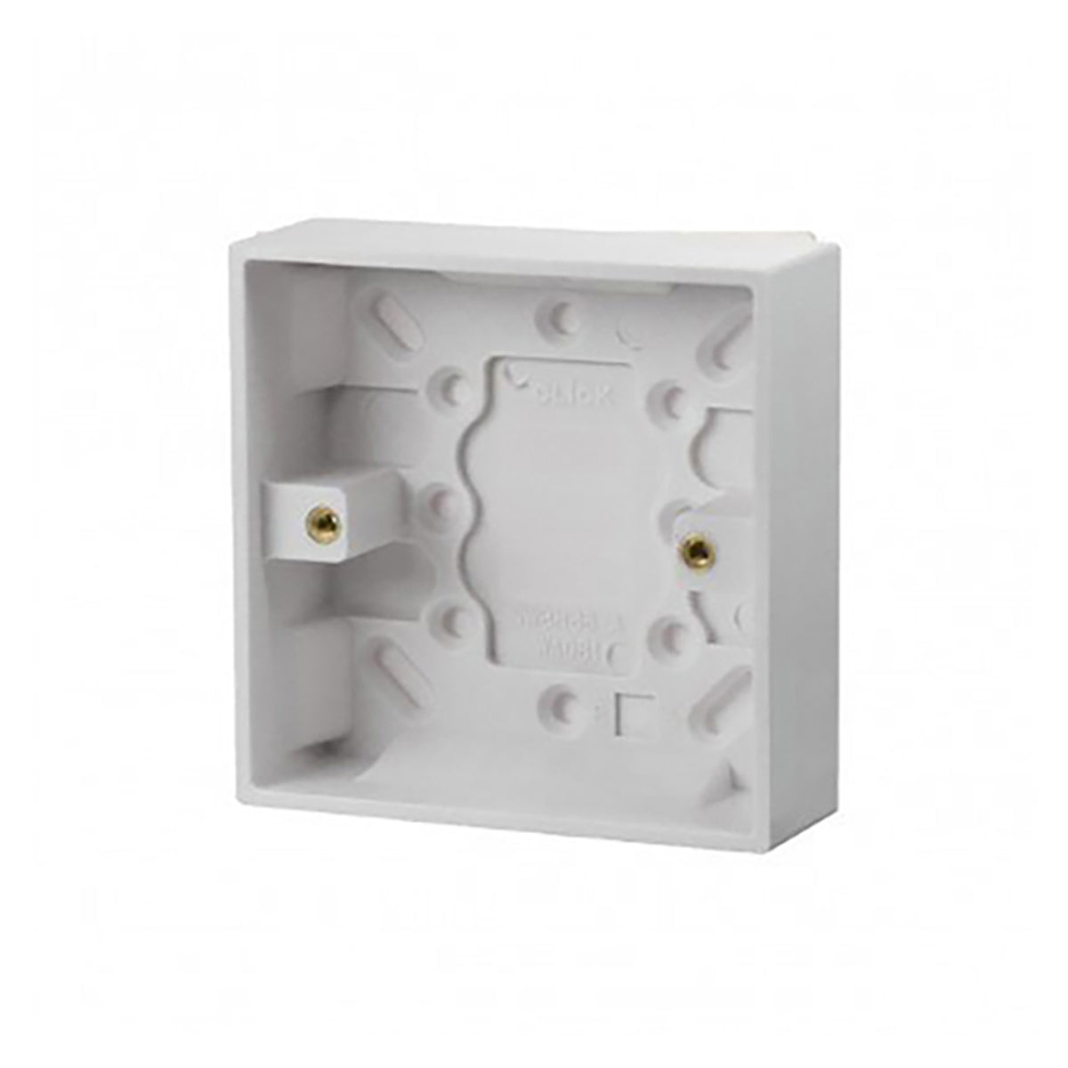 HAGER WMPB1/20 SINGLE 20MM DEEP MOULDED