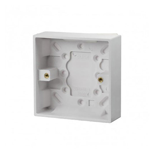 HAGER WMPB1/20 SINGLE 20MM DEEP MOULDED