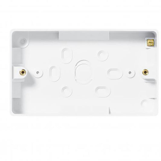 HAGER WMPB2/28 TWIN 28MM DEEP MOULDED B