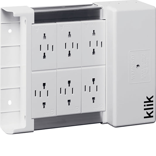 HAGER KLDS6 6 WAY KLIK DISTRIBUTION UNIT