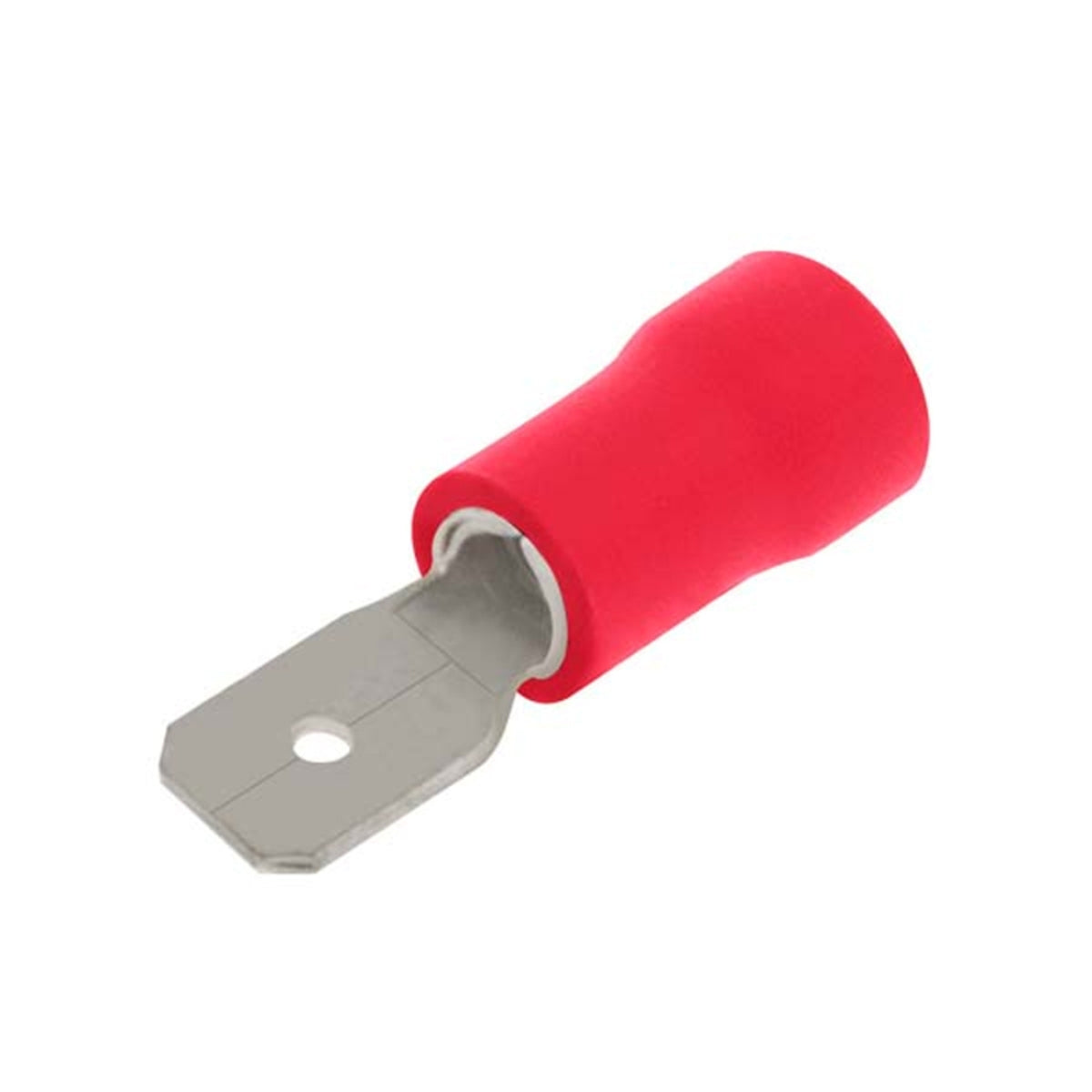 UNICRIMP QRPO48M8 4.8MM MALE RED PK100