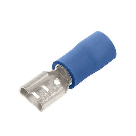 UNICRIMP QBPO48F8 4.8MM FEM BLUE PK100
