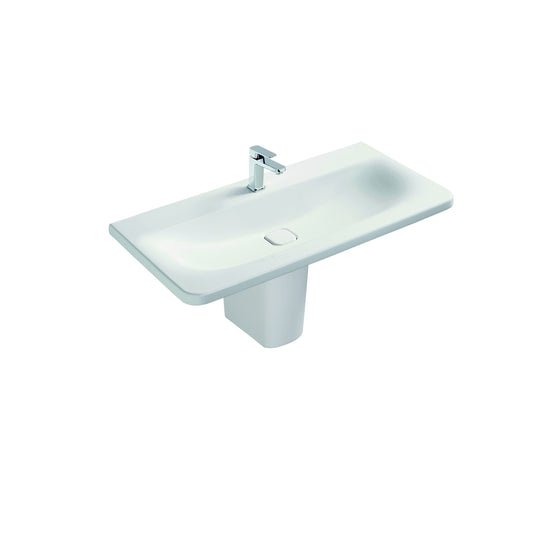TONIC II VANITY BASIN 100X50 WHITE 1TH