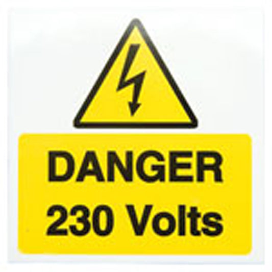 ISIGNS IS1910SA S/A VINYL - DANGER 230 V