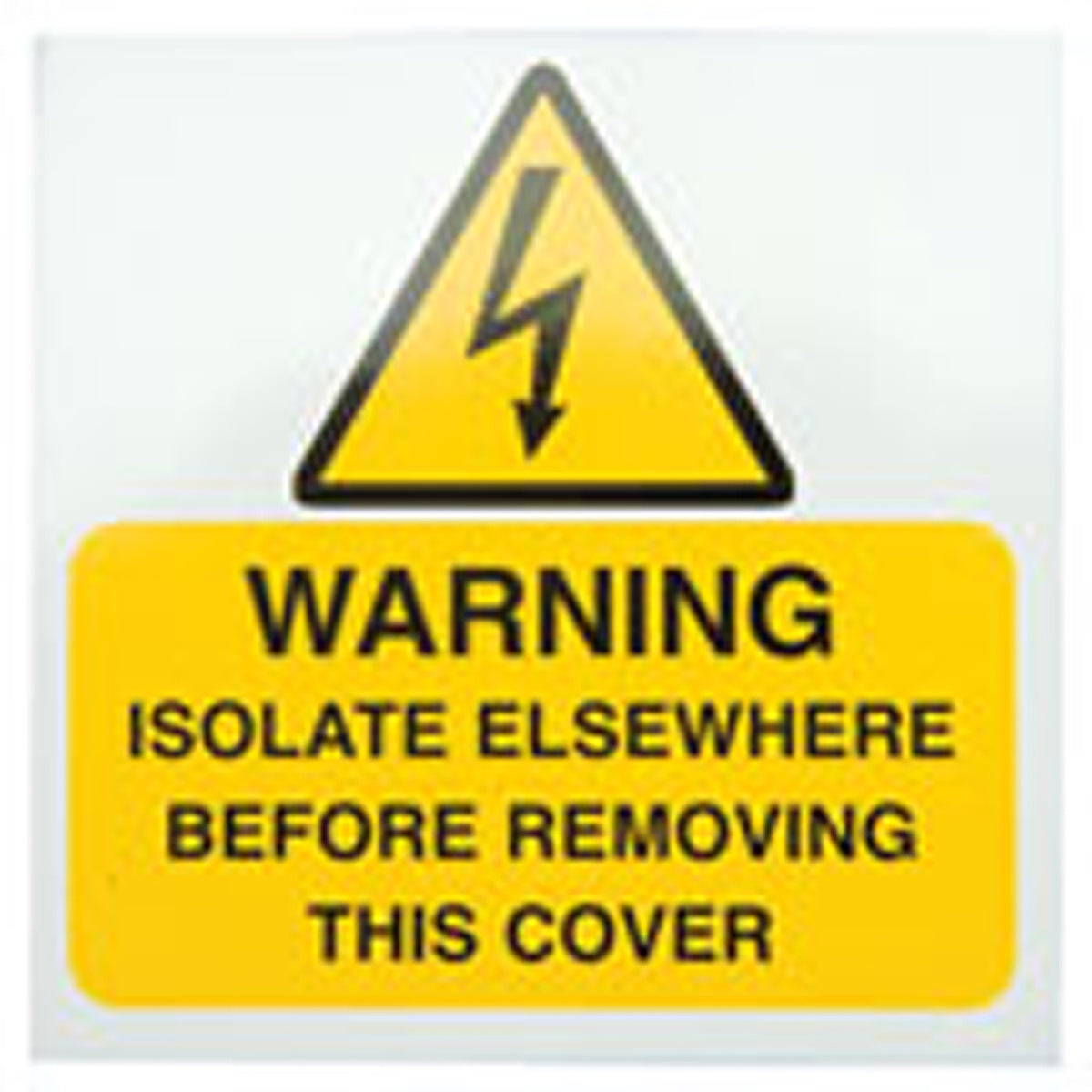 ISIGNS IS3110SA S/A VINYL - WARNING ISOL