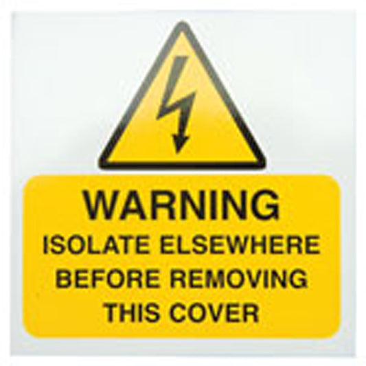 ISIGNS IS3110SA S/A VINYL - WARNING ISOL