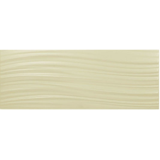 TONES WAVE CREAM TILE 400X150