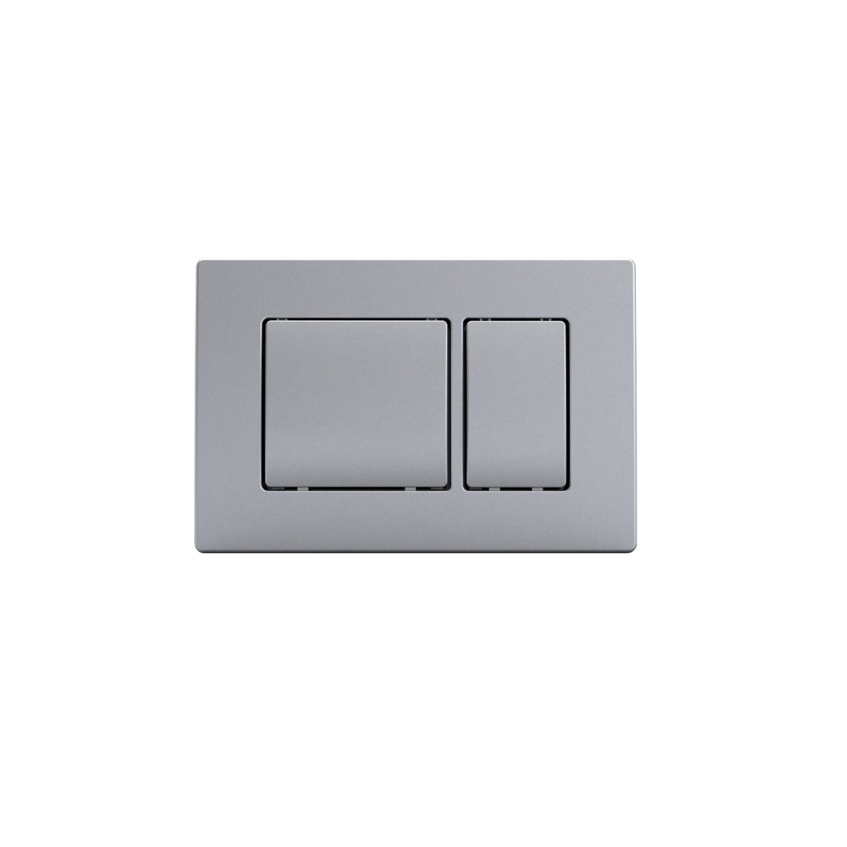MATT CHROME DUAL FLUSH ABS PLATE  KEY