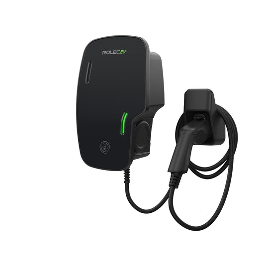 ZURA SMART EV 1X 7.4KW 5M TETHERED BLACK