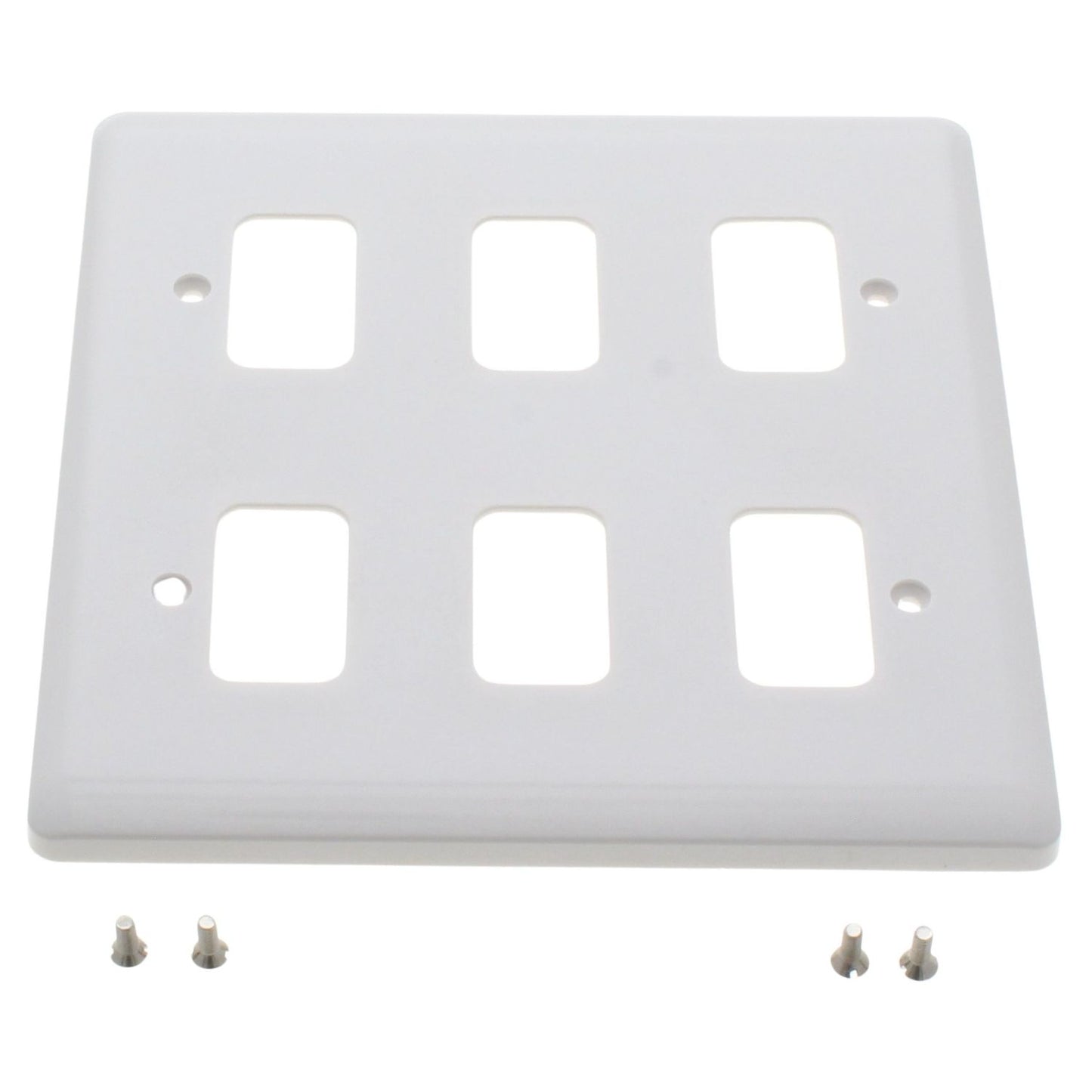 VIMARK CURVE G2705 6 GANG GRID PLATE