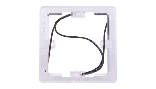 SLIMLINE 1 GANG LED PLATE WHT S1417LED