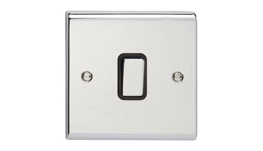 SL DECOR 1G 10AX PLATE SWITCH SD1203CHB