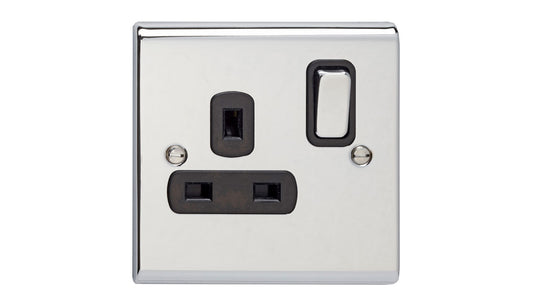 SL DECOR 1G 13A SWITCH SKT SD1207CHB