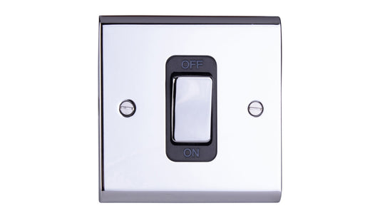 SL DECOR 50A SWITCH CHRM BLK SD1300CHB