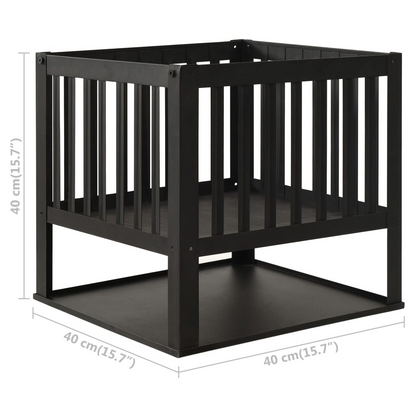 vidaXL Fire Pit 40x40x40 cm Steel