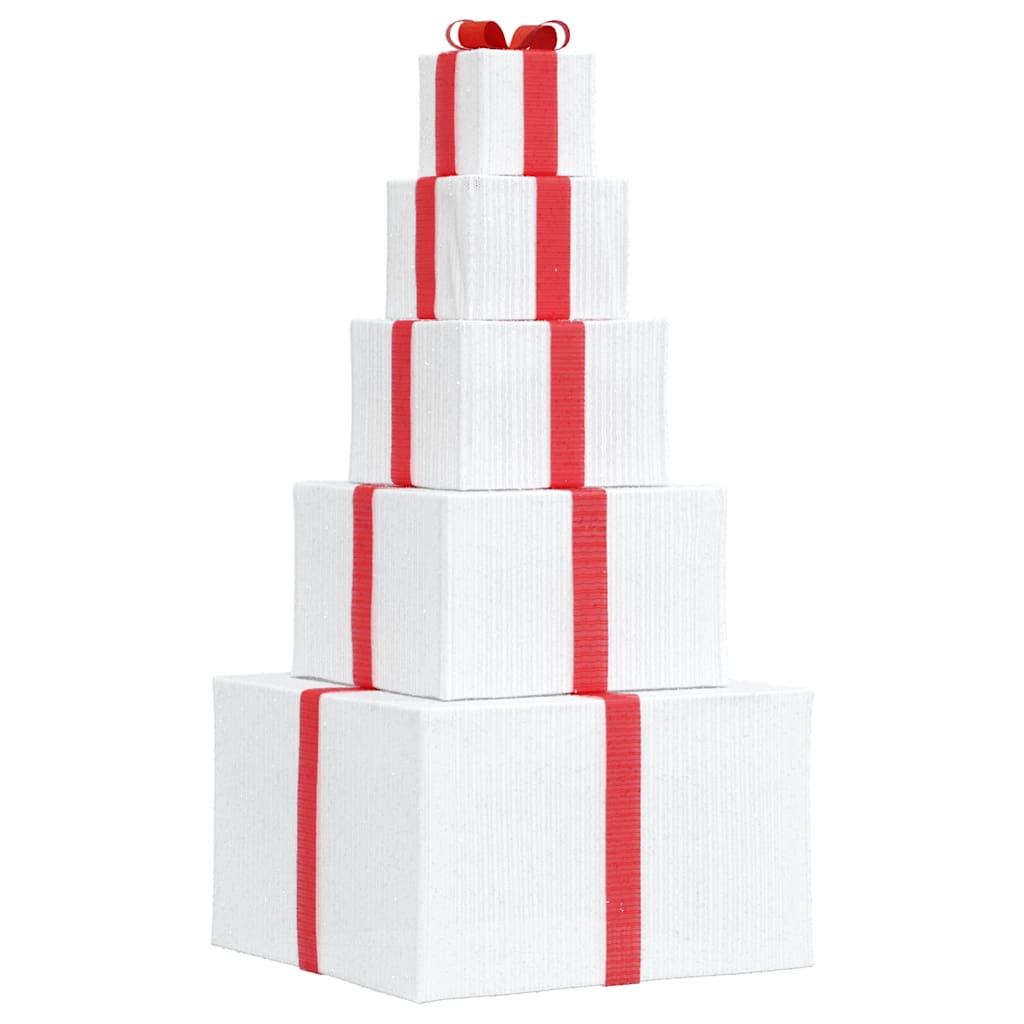 vidaXL Christmas Decoration Gift Box 250 LEDs Warm White