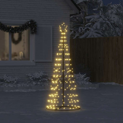 vidaXL Christmas Tree Light Cone 200 LEDs Warm White 182 cm