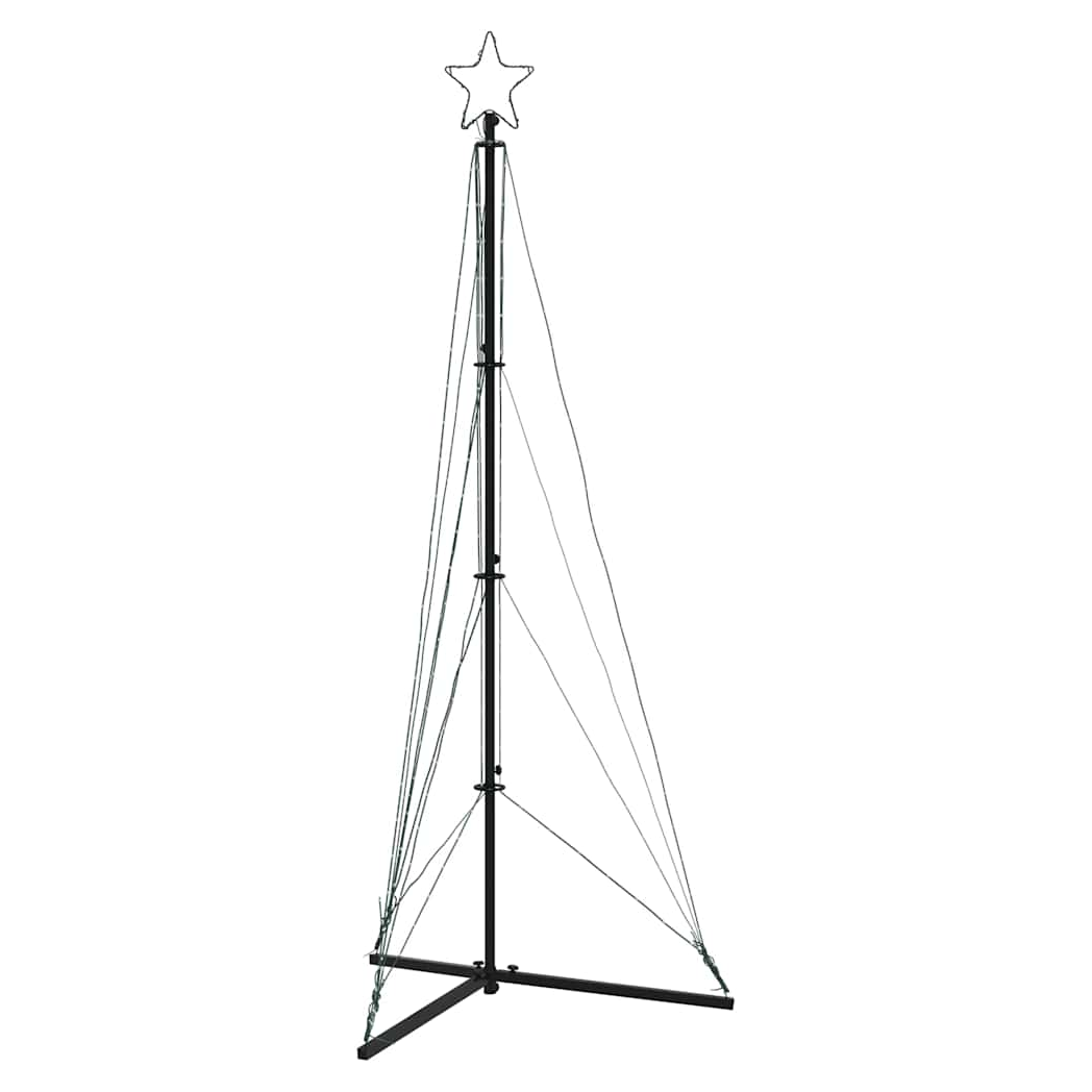 vidaXL Christmas Tree Light 363 LEDs Warm White 182 cm