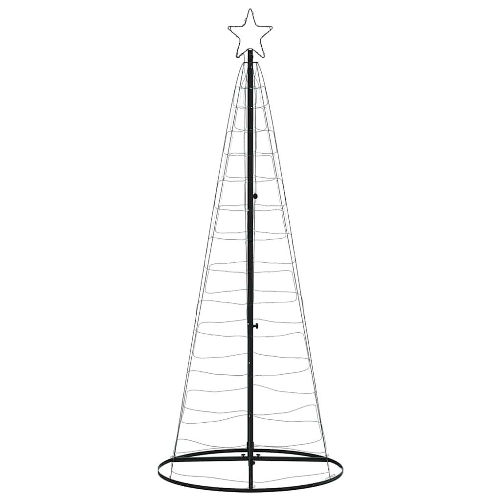 vidaXL Christmas Tree Light Cone 200 LEDs Warm White 182 cm