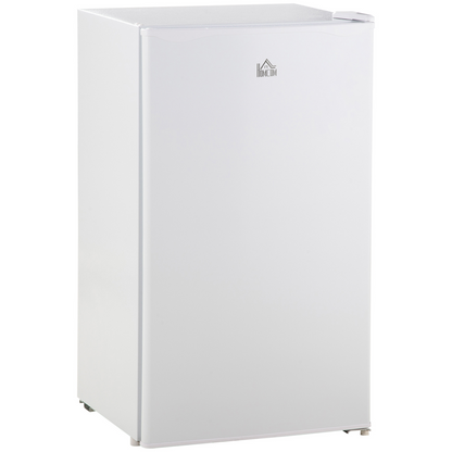 91L Freestanding Under Counter Fridge with Chiller Box Reversible Door White