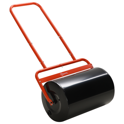 Combination Push/Tow Lawn Roller Filled w/ 38L Sand or Water Garden Outsunny